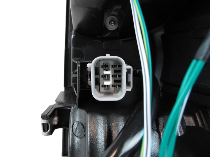 4PCS Set DEPO Black LED Tail Light + License Plate Assembly For 2005-2015 Tacoma