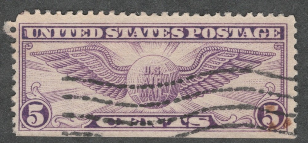 US. C12. 5c. Winged Globe. Used. 1930.