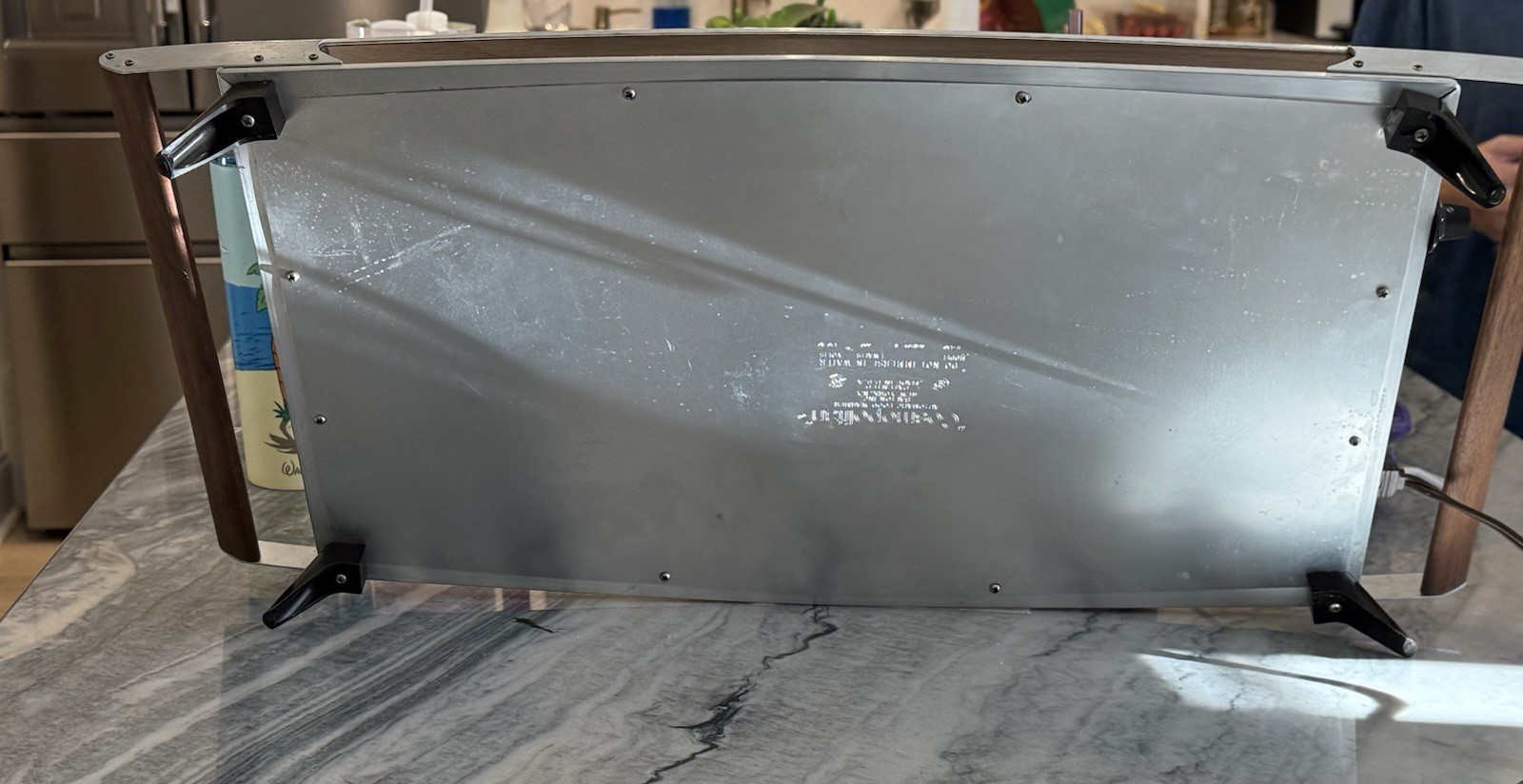 Salton Cosmopolitan Food Warmer Tray Mid Century Modern 1960s Vintage Tested