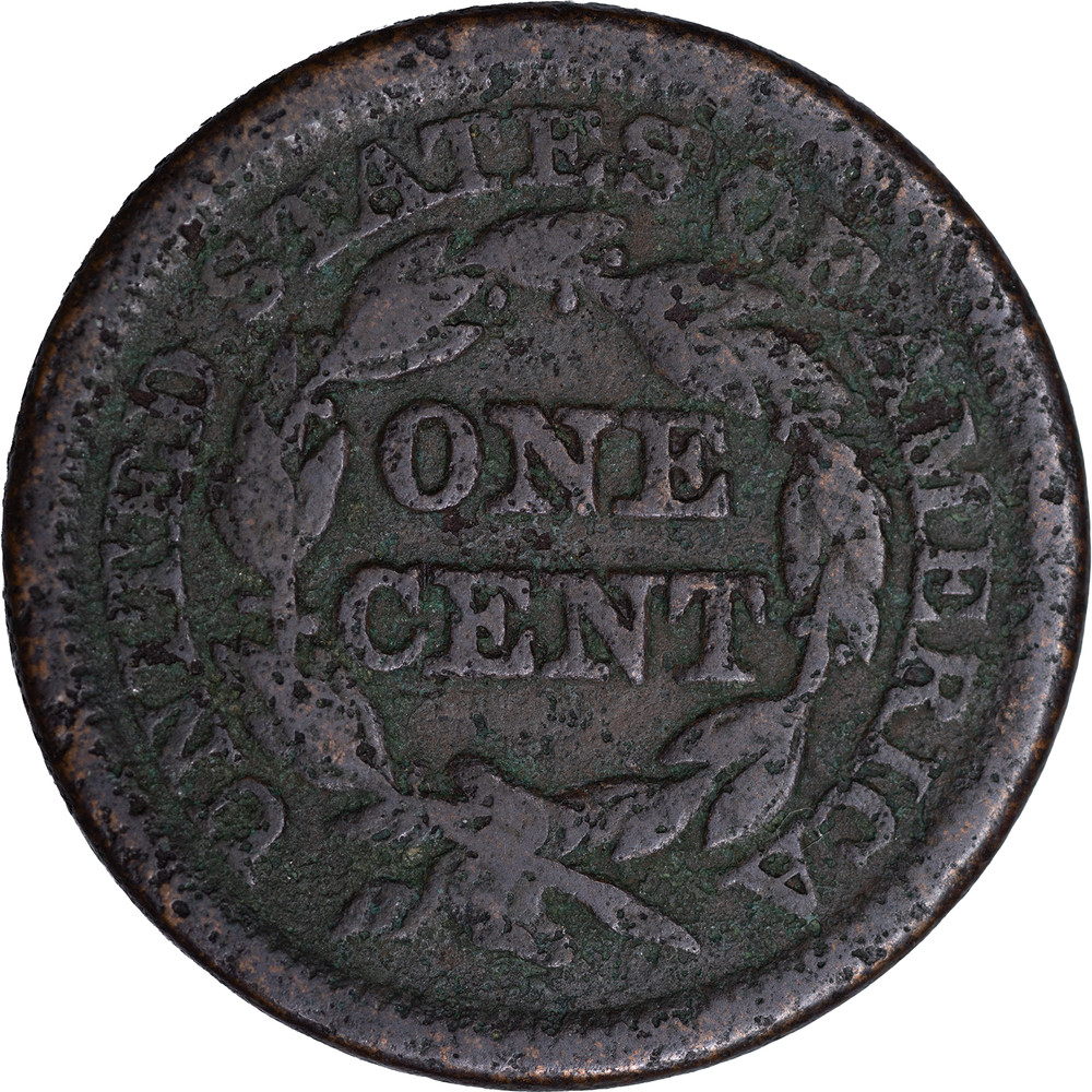 1847 Large Cent ~ VG Detail