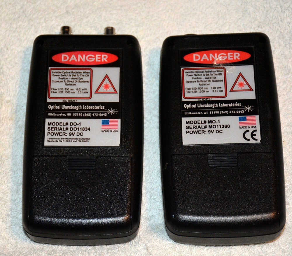 Micro Owl MO-1 ver 1.30e Optical Power Meter and DO-1 Optical Source