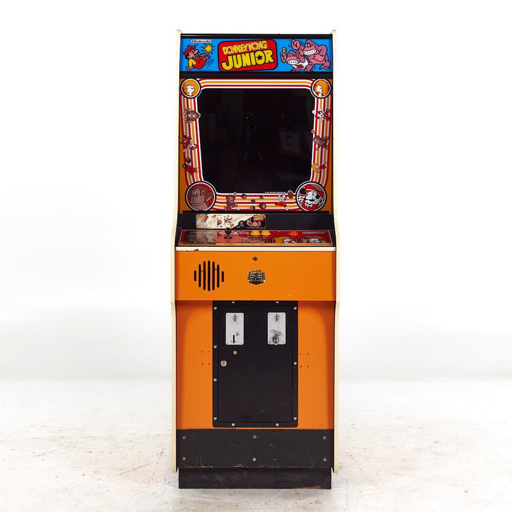 Vintage Donkey Kong Junior Arcade Gaming Machine