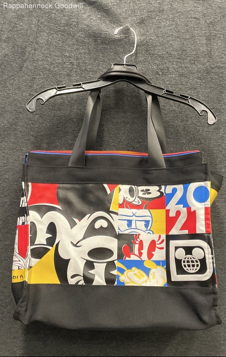 Disney Walt Disney World 2021 Pop Art Mickey Mouse Multi-Color Tote Bag
