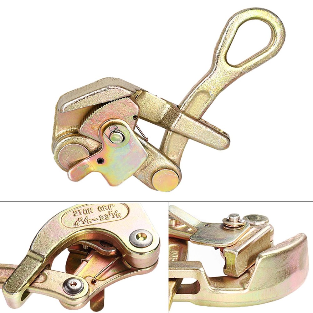 Cable Grip Wire Gripper Steel Cable Puller Tool for Wire Rope,Pulling 2204 Lbs(1