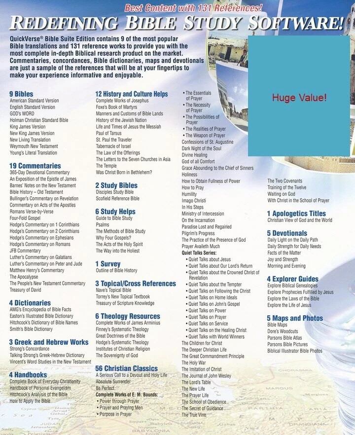 Quickverse 10 Bible Suite Software for Windows