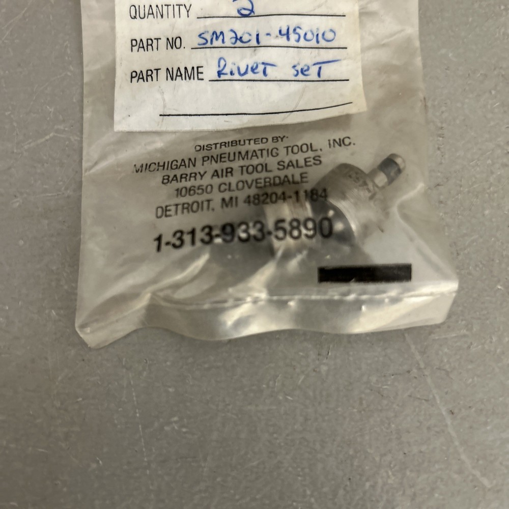 Cupped Squeezer Set For Pneumatic Compression Rivet Tool SM201