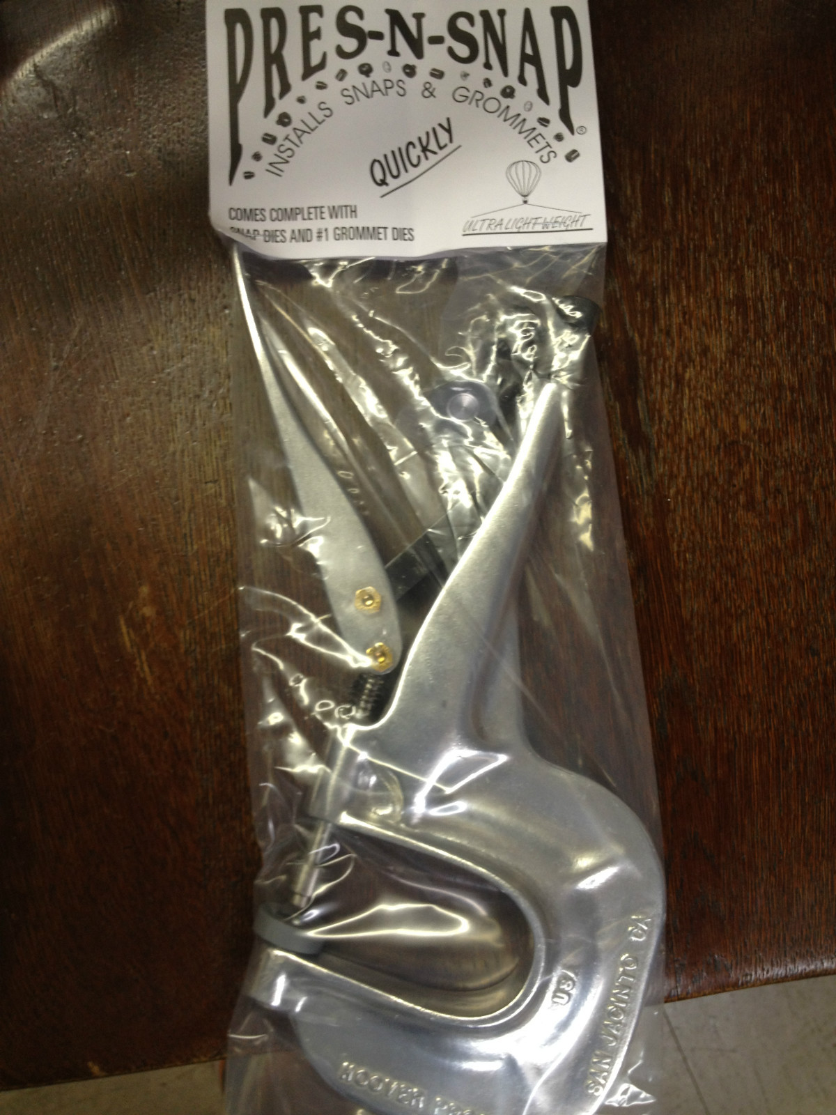 Hoover Press N Snap tool Professional button tool sets snaps and grommets