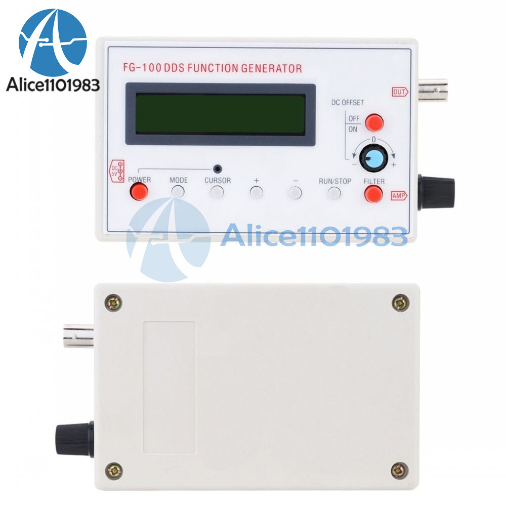 DDS Function Signal Generator 1HZ-500KHz Sine Square Triangle Wave Frequency