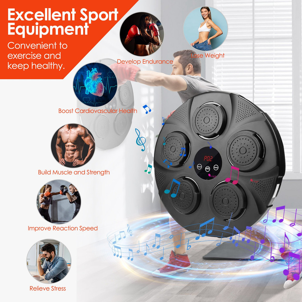 Music Boxing Machine Electronic Wall Target