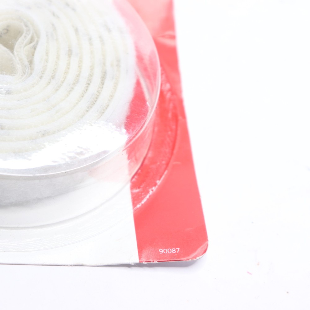 Sticky Back Reclosable Hook & Loop Roll White 3/4" x 5 Ft 90087