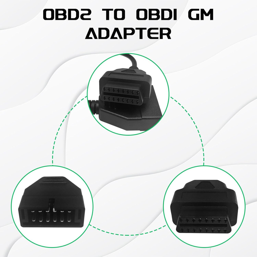 OBD1 Scanner, OBD1 to OBD2 GM Adapter, OBD 1 Scanner Cable Code Reader