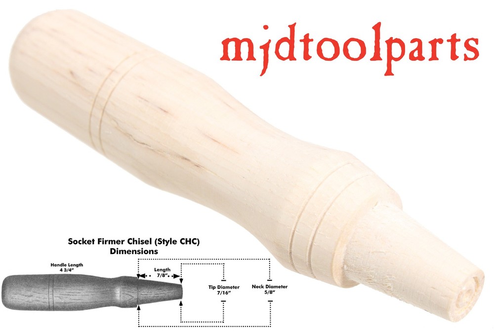 Genuine Amish Turned Handle for Socket Paring Chisel (CHC) - mjdtoolparts