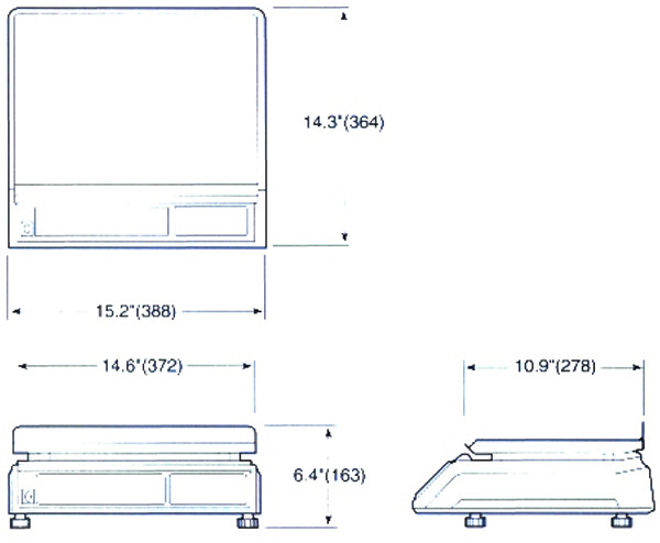 cas s-2000 60lb scale