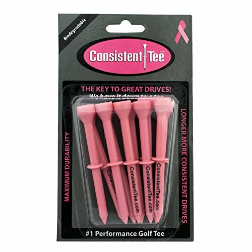 Consistent Golf Tee, Pink