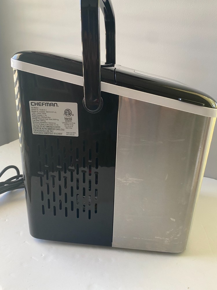 Iceman Dual-Size Countertop Ice Maker Machine, Portable, Creates 2 Cube Sizes