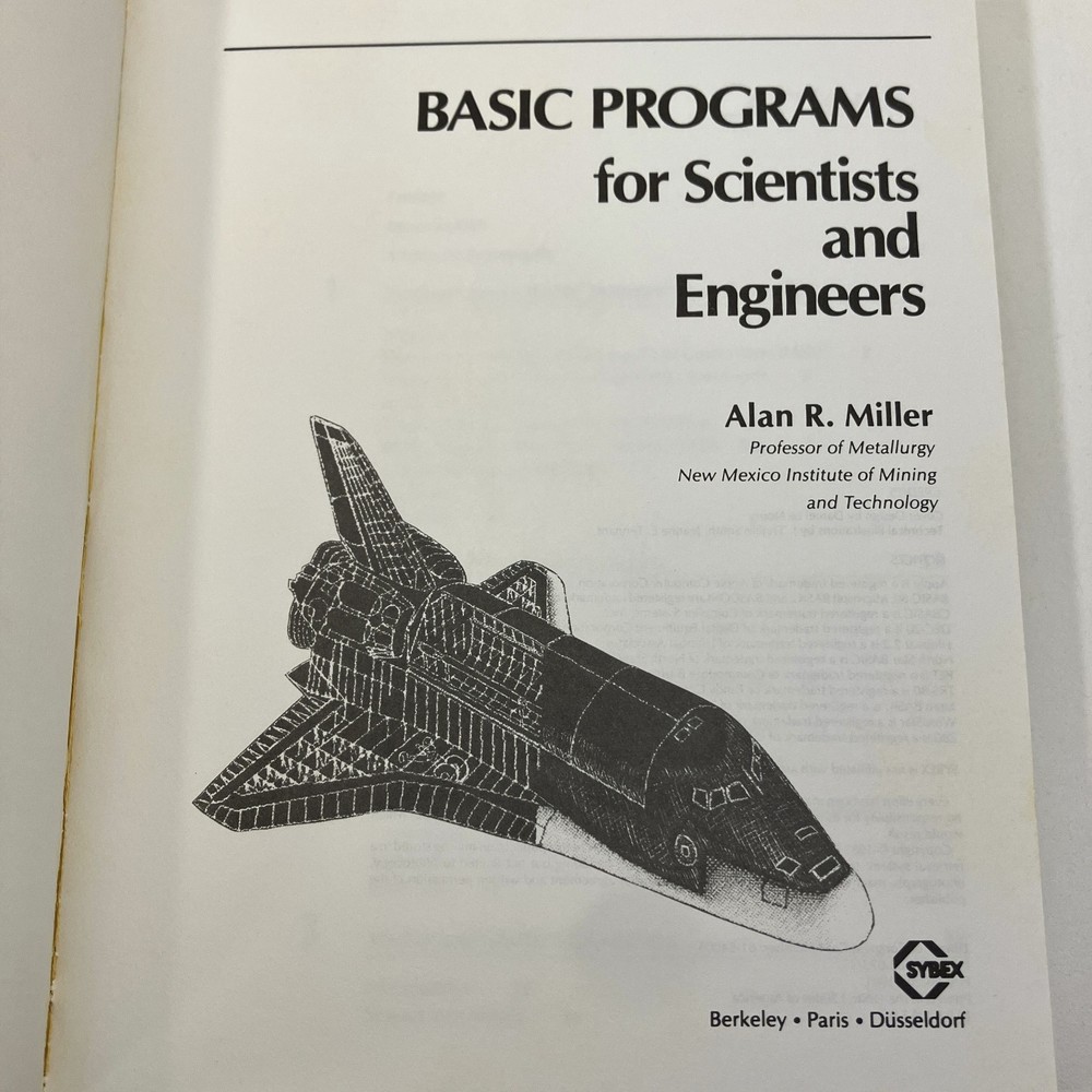 3 Vintage Sybex Computer Programming Books Lot BASIC Pascal Handbook Programs