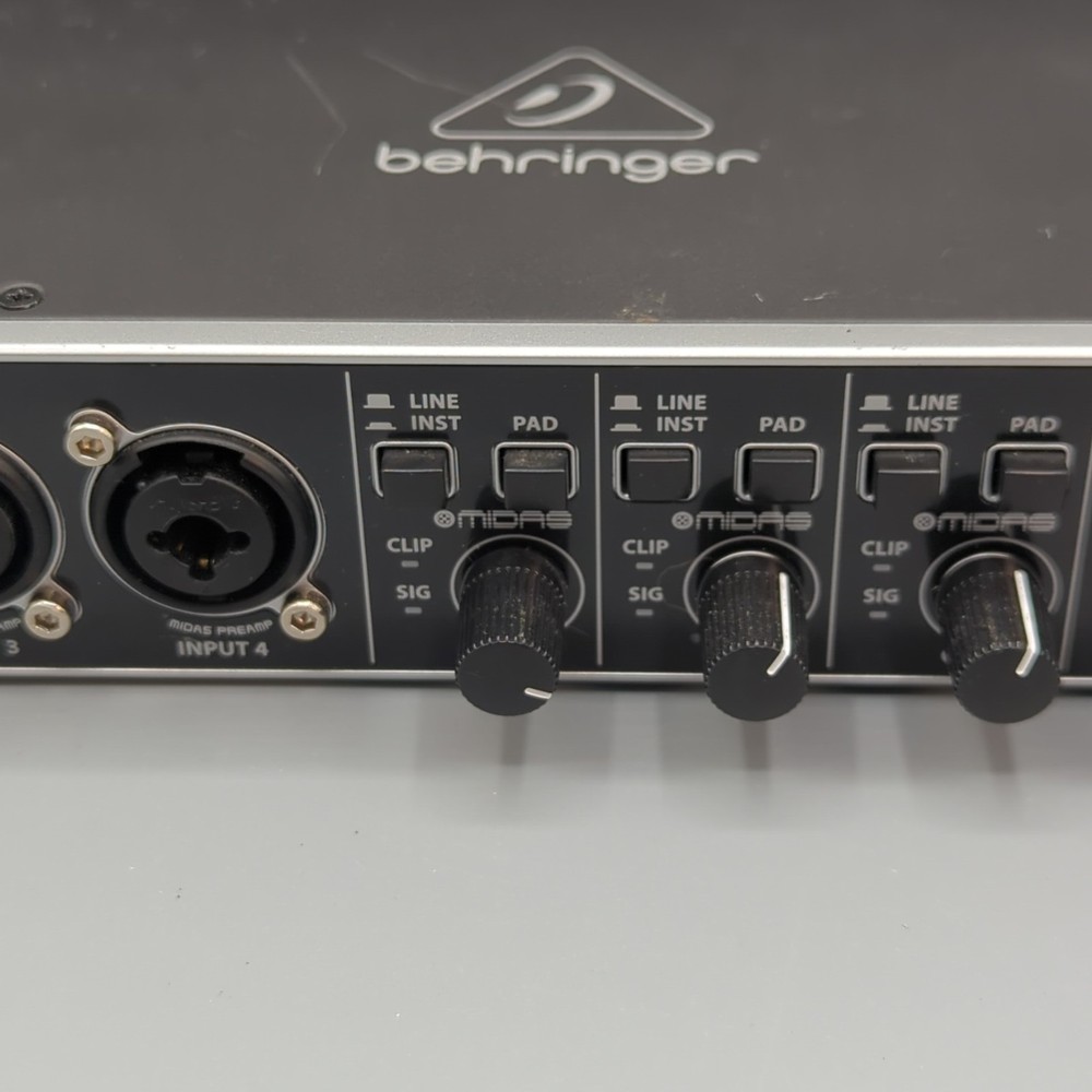 Behringer U-Phoria UMC404HD Audio Interface (No Power Cable)