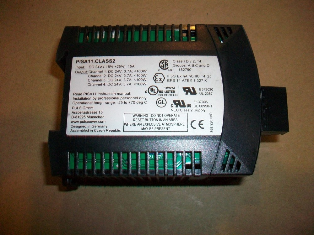 Puls Dimension PISA11.CLASS2 Protection Module 24V Input 15A 100W