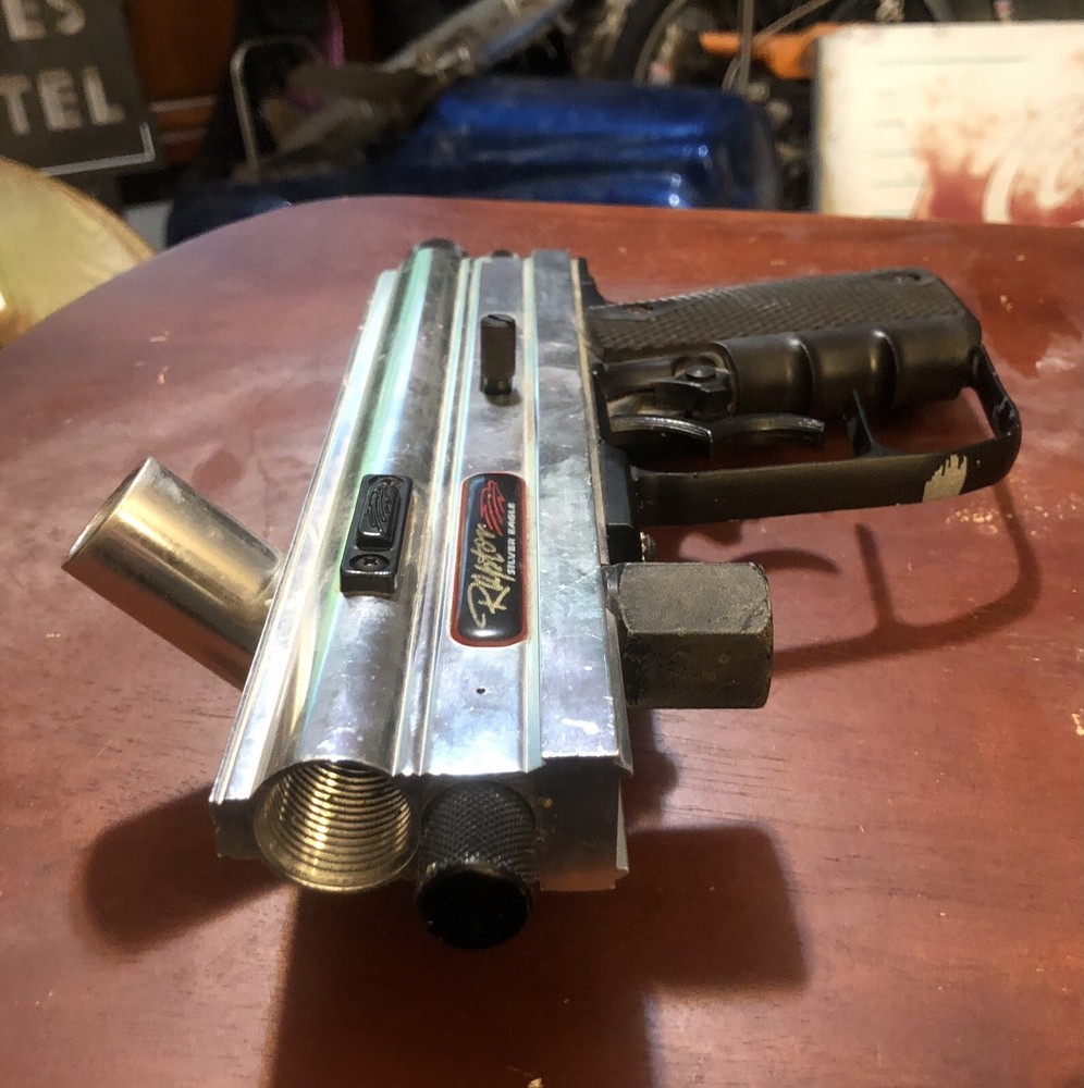 Vintage RAPTER SILVER EAGLE PAINT BALL GUN