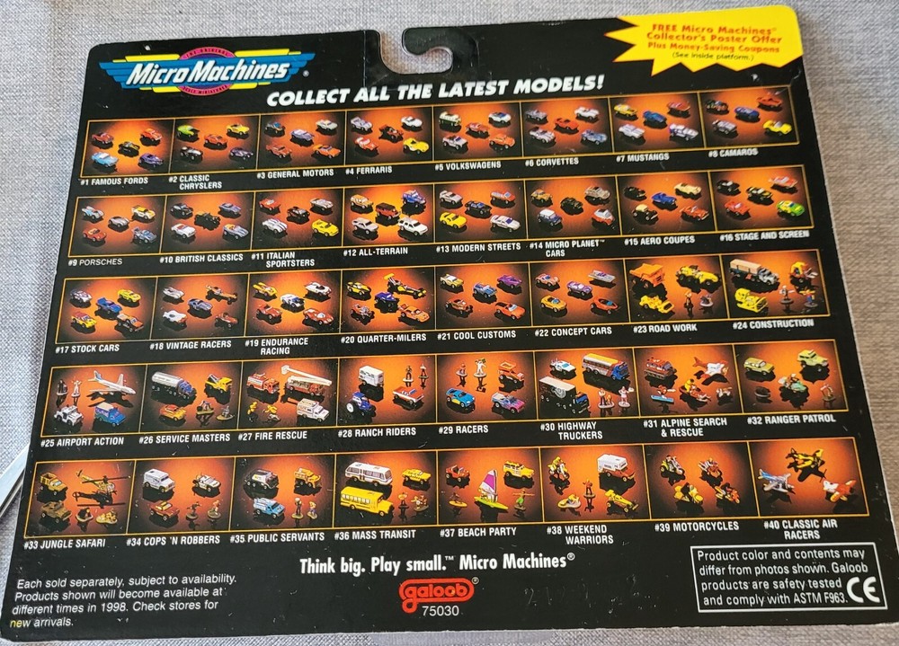 1998 Micromachines #29 Racers - New
