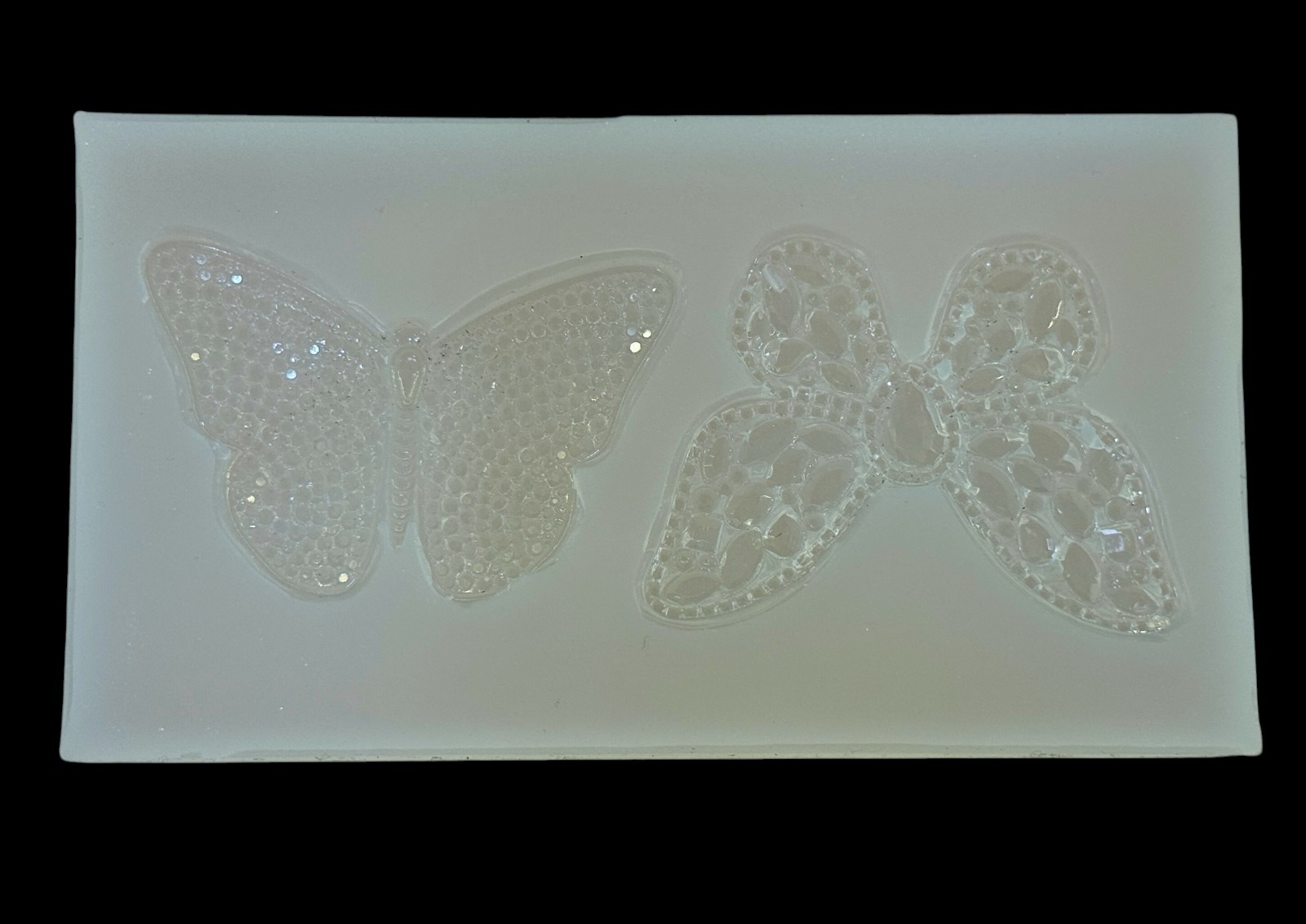 Handmade Dual Crystal Butterfly Mold For Resin