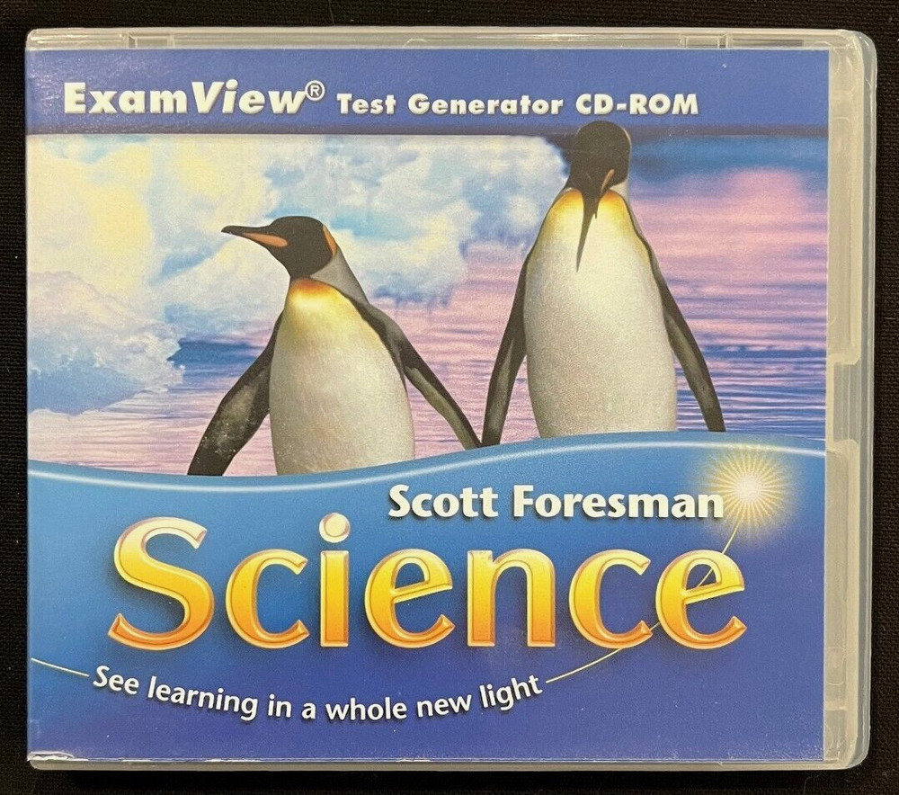 1st Grade - SCIENCE - EXAMVIEW Test Generator CD-ROM (2006, Scott Foresman)
