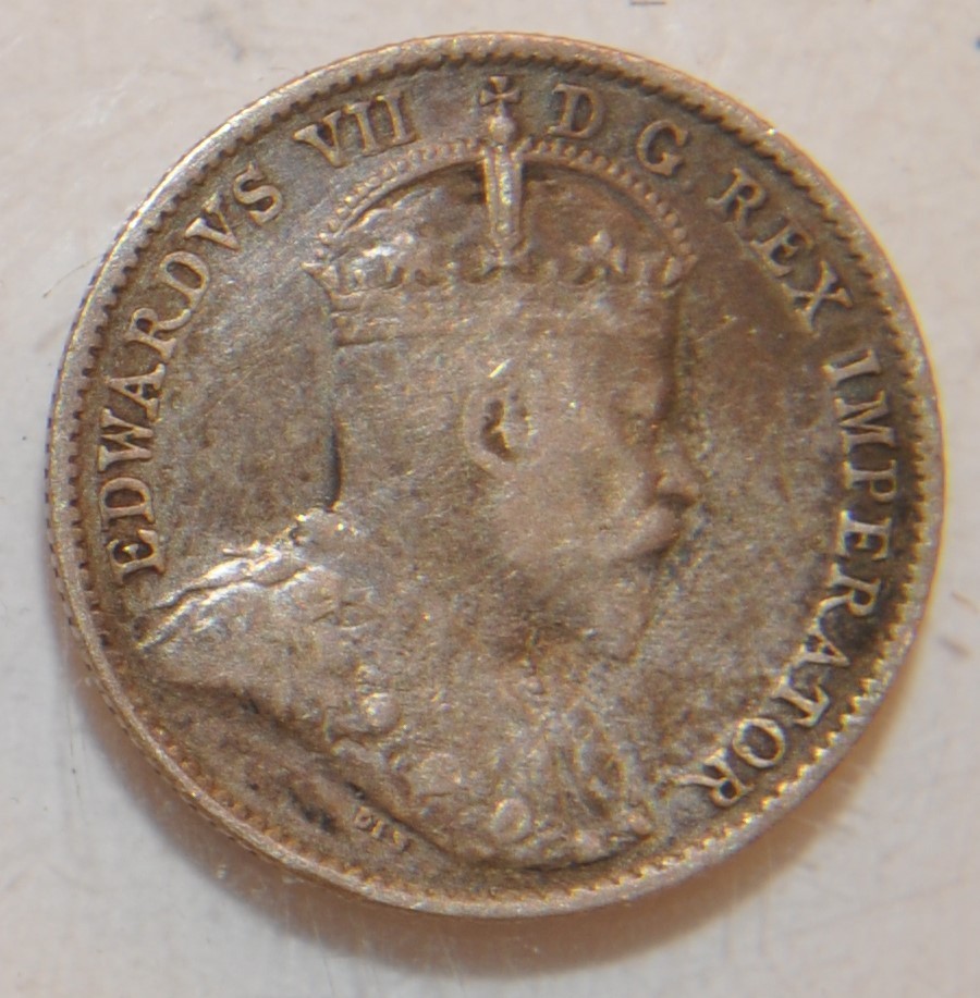 1910 Canada 5 Cent Lot 102