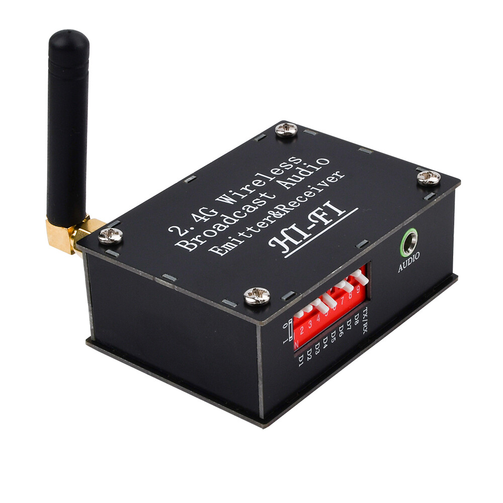DC 3.5-5V 2.4G Wireless Audio Transceiver Transmitter Receiver with Type C Port