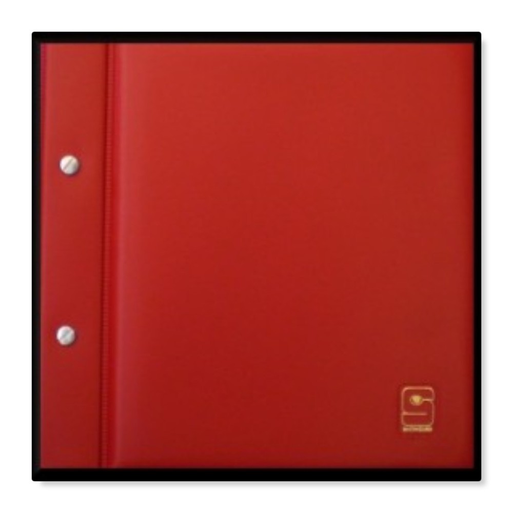 Showgard #6 FDC Album Red Cover Pocket Size 4-1/8" x 7" Album Size 9-1/2"x9-1/2"