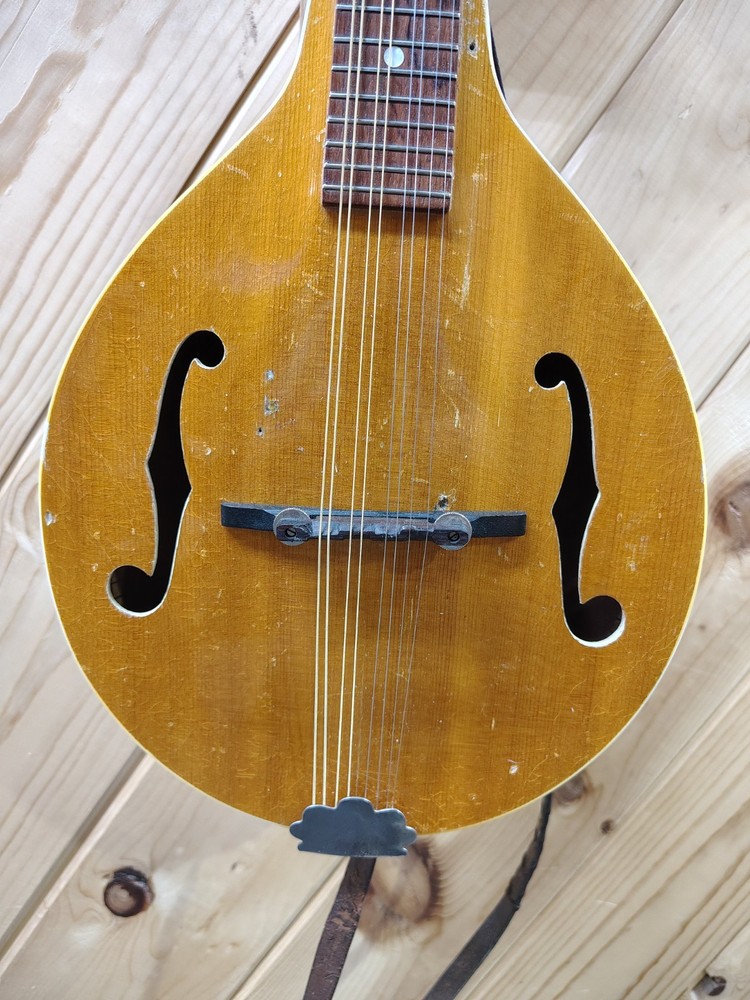 Gibson A Style Mandolin 8-String Natural Brown Adjustable Bridge
