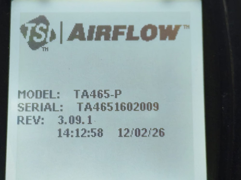 TSI Airflow Instruments TA465-P Multi-Function Ventilation REV 3.09.1