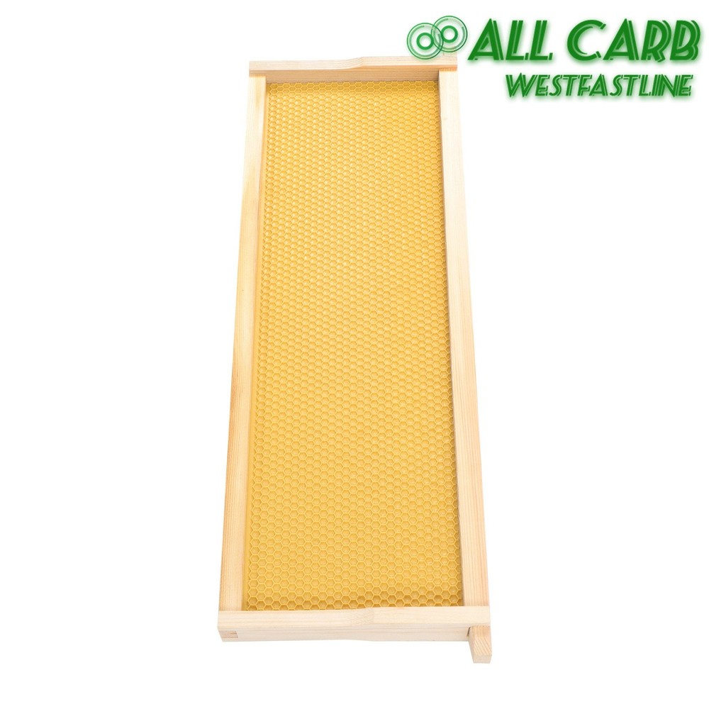 4 Layer 10 Frame Bee Hive Beeswax Coated Includes Beehive Frames and Foundations