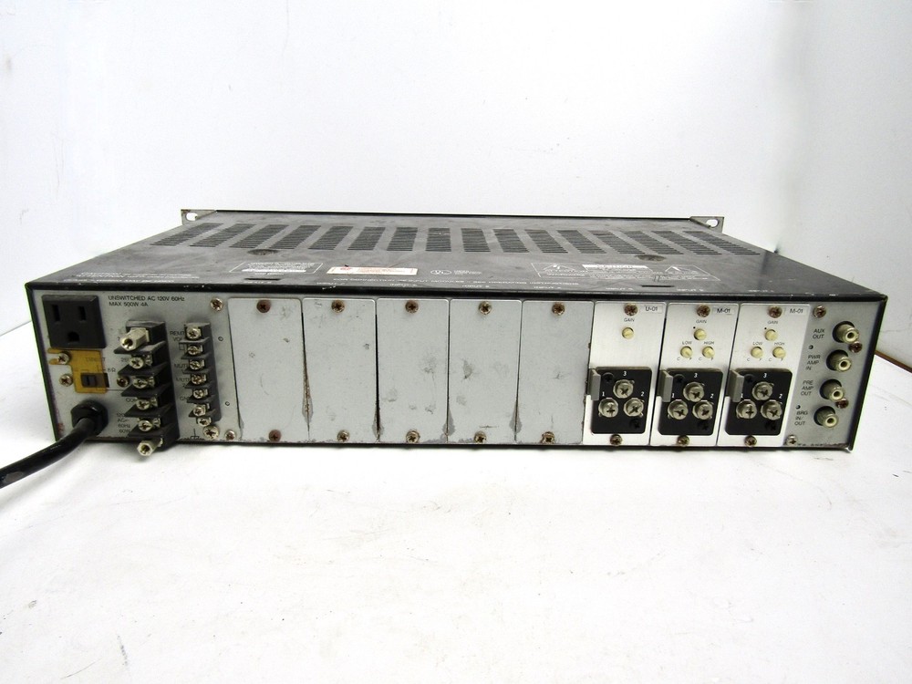 TOA A-903MK2 Mixer Amp with 3 input modules, Rack-mount - Used