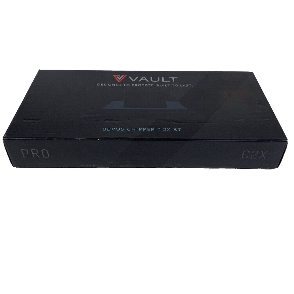 Vault PRO-C2X Black BLK Bracket for BBPOS Chipper 2X Bluetooth Card Reader - New