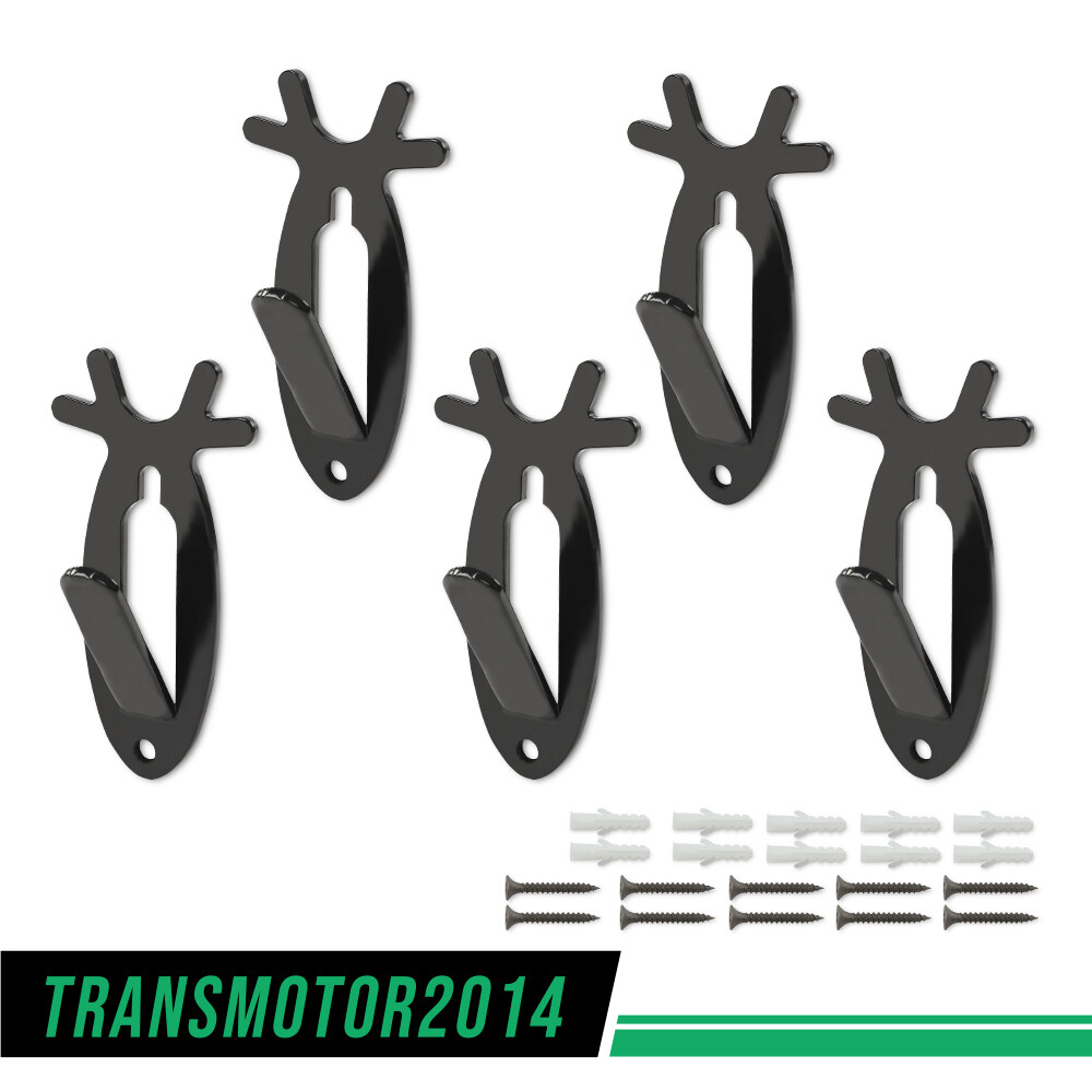 5Pcs European Mount Skull Wall Hanger Hook Deer Antelope Antler Mount Bracket