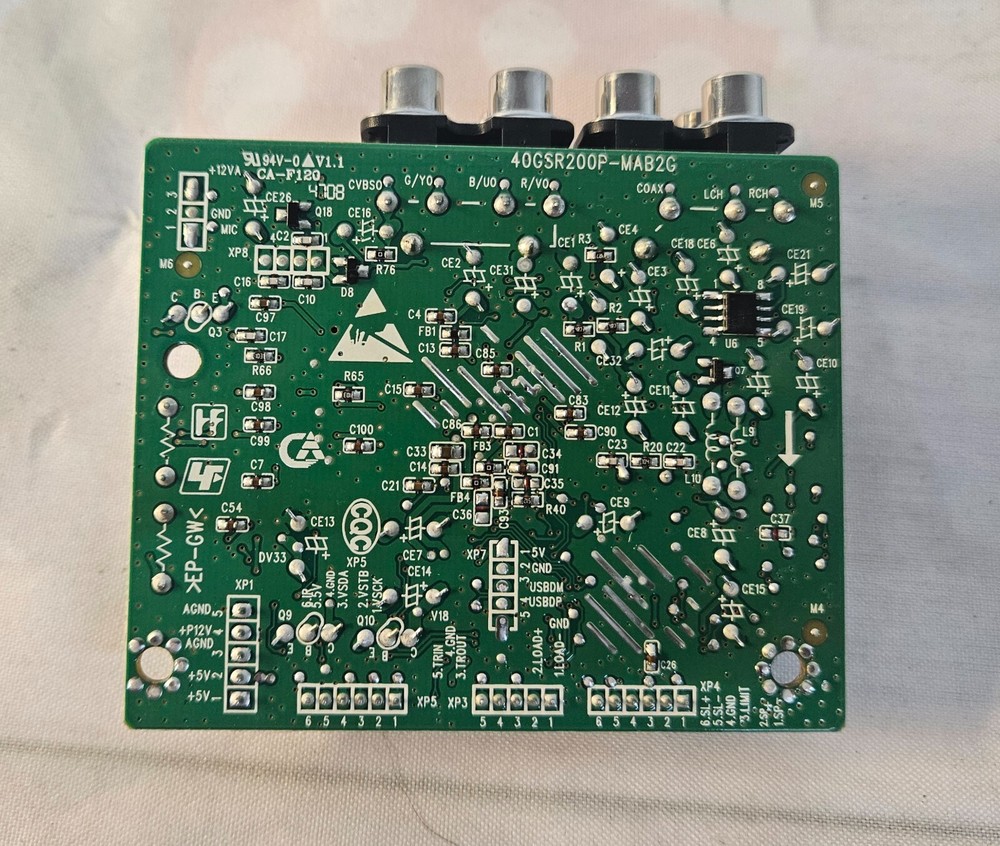 Sony DVP-SR200P DVD Input/Output PCB Working