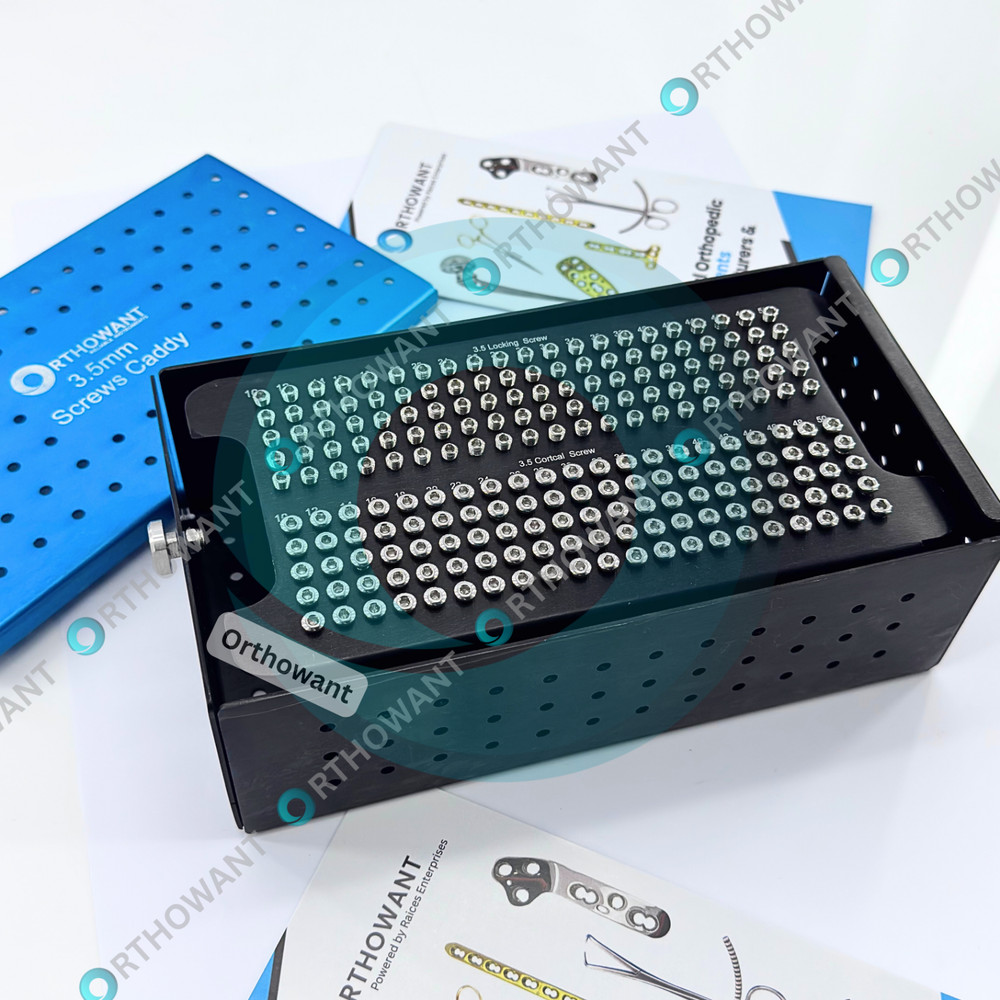 3.5mm Self-Tapping Cortical & Locking Bone Screws Kit with Sterile Screw Box