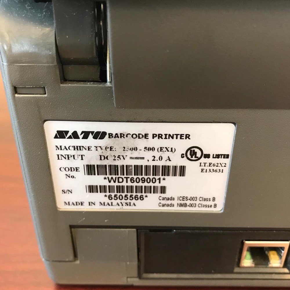 SATO BARCODE PRINTER 2500-500 WDT609001
