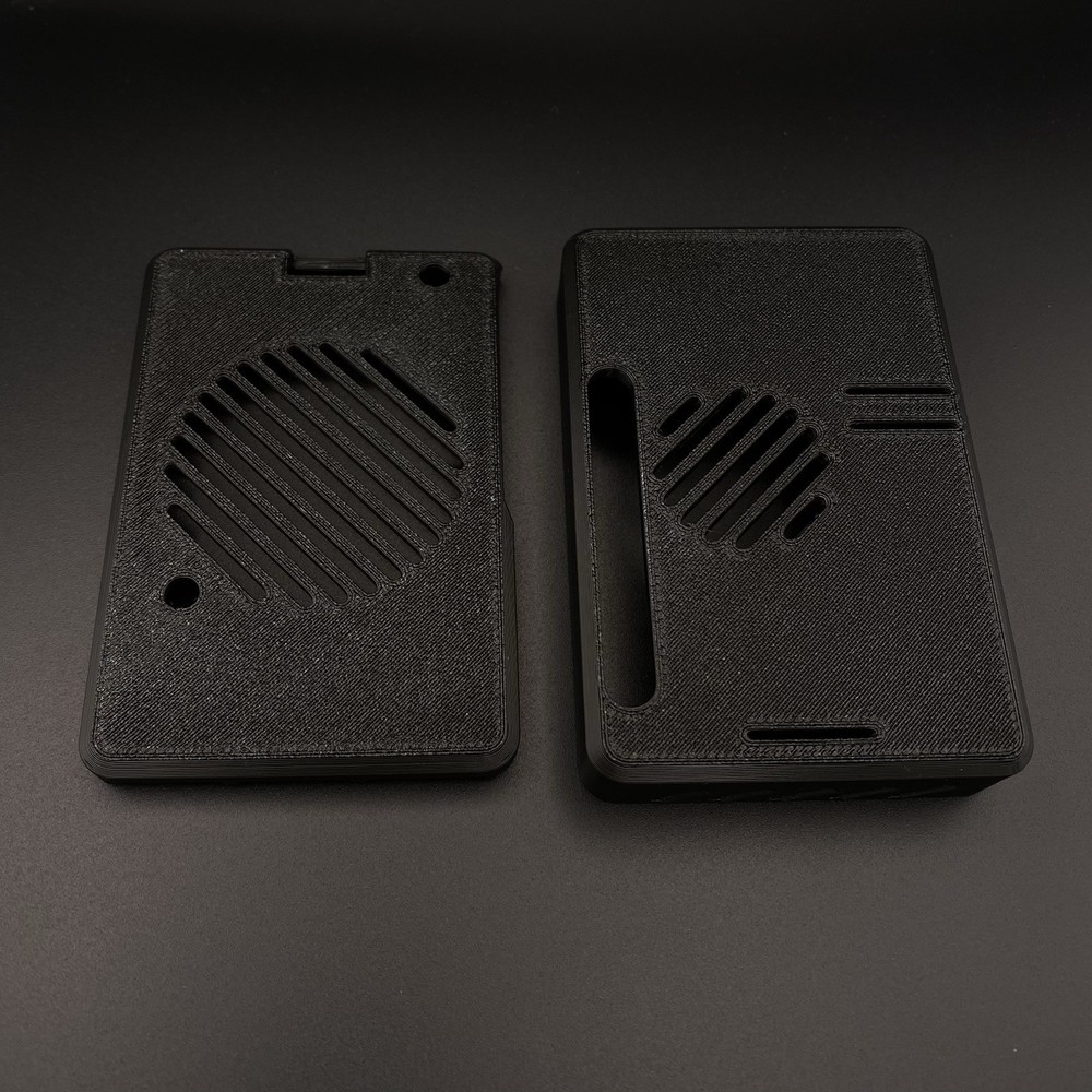 Raspberry Pi 5 Case | Snap Fit | Active Fan Cooler Compatible | Black PLA