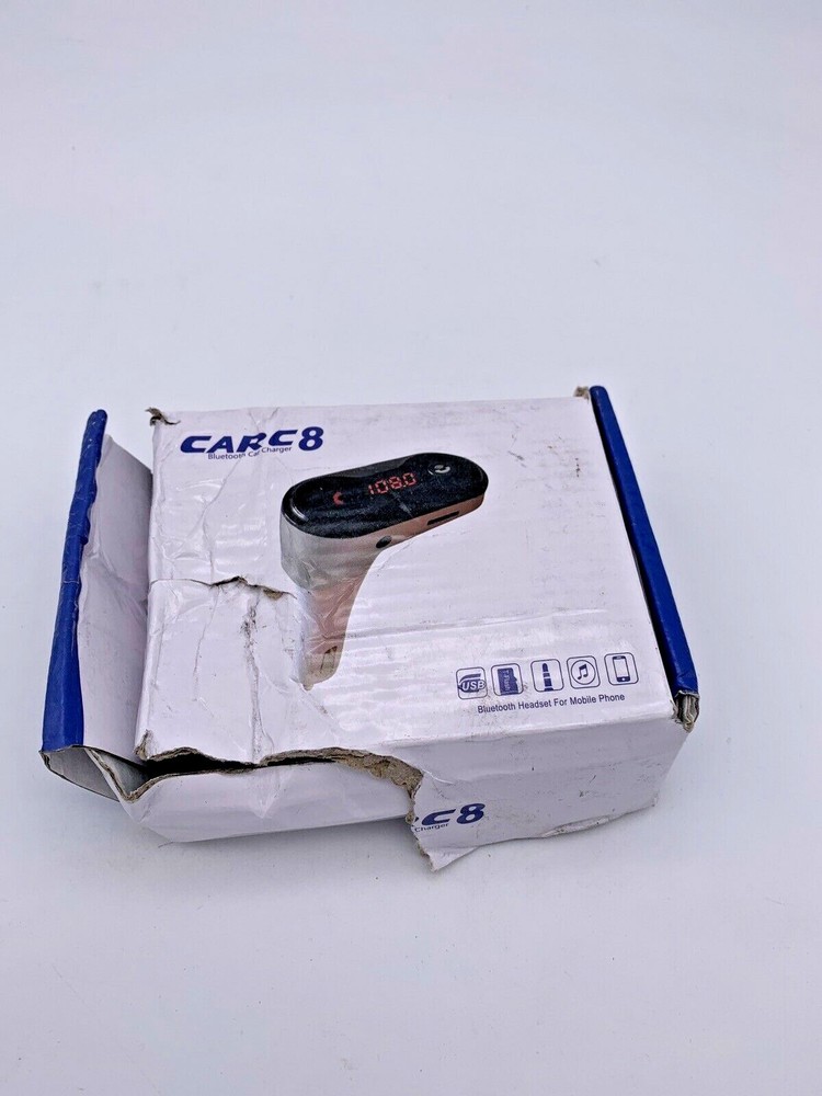 CARC8 Digital Display Bluetooth Car FM Transmitter MP3 Player Wireless USB