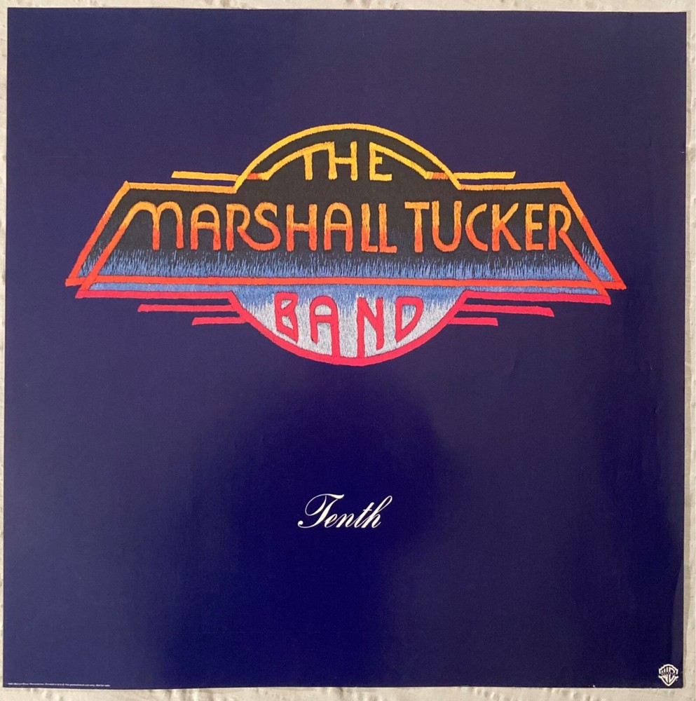 The Marshall Tucker Band 1980 Promo Poster Tenth M