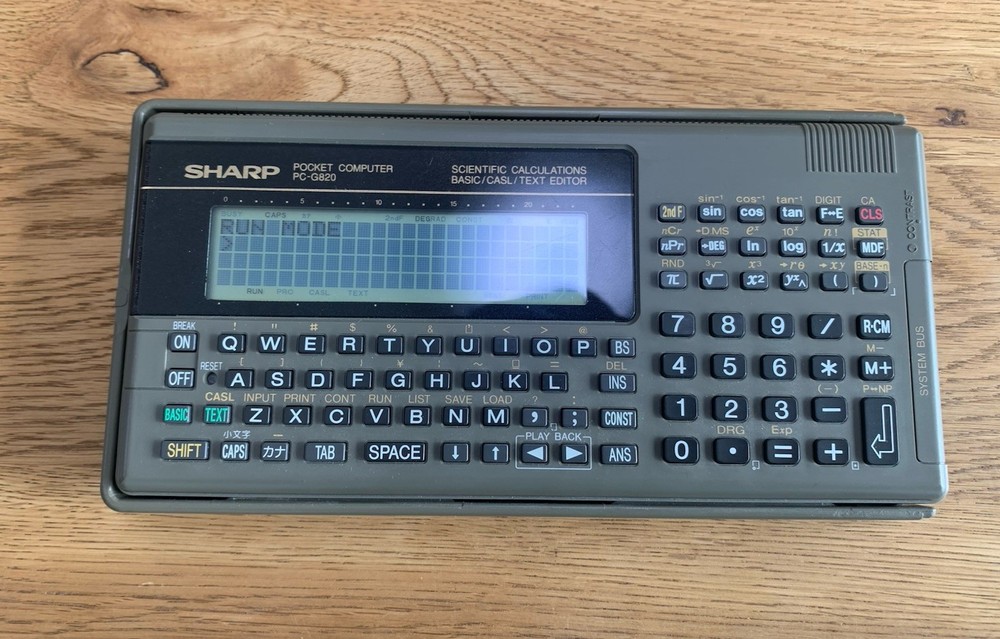 Sharp Pocket Computer PC-G820
