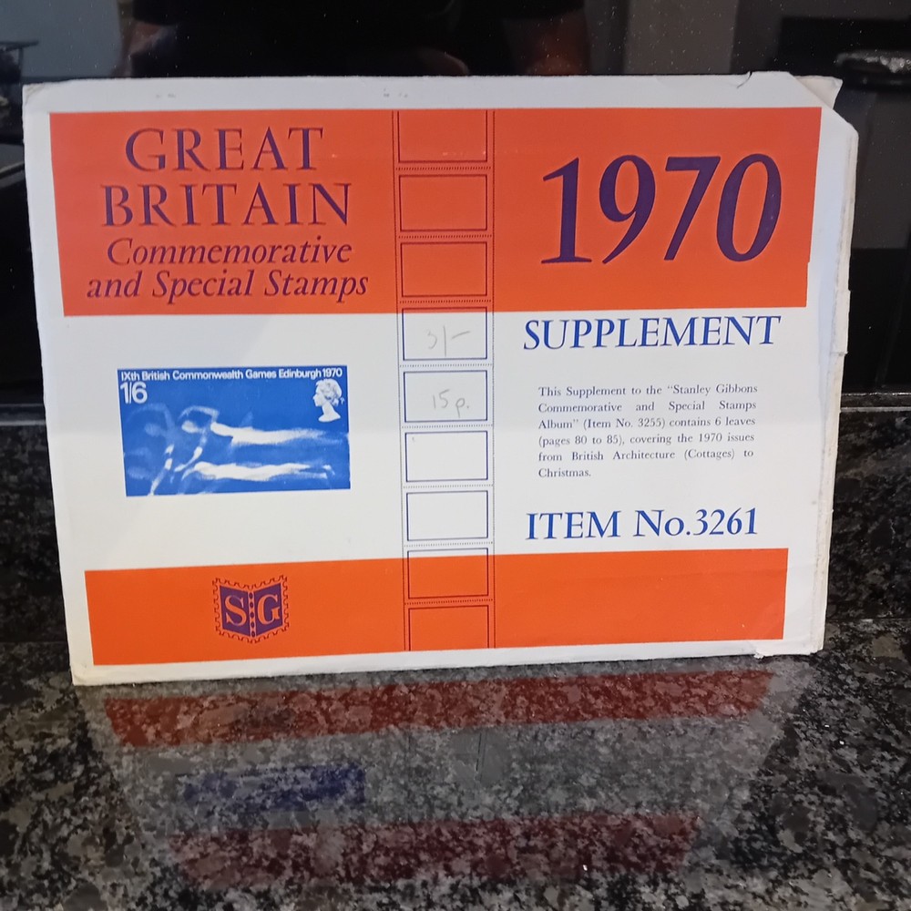 STANLEY GIBBONS GREAT BRITAIN COMMEMORATIVE & SPECIAL STAMPS 1970 SUPPLEMENT 326