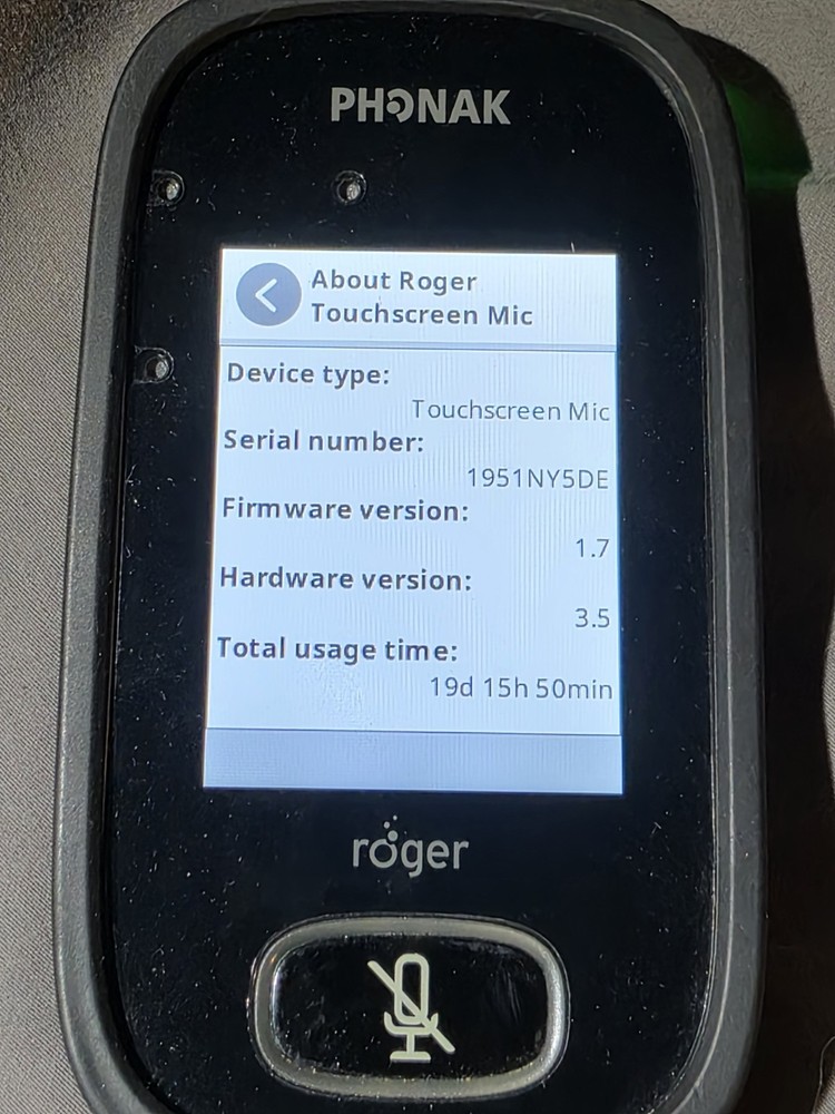 PHONAK™ ROGER TOUCHSCREEN MIC