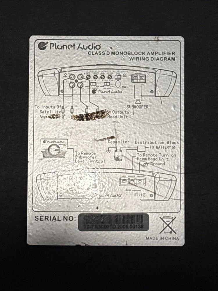 Planet Audio Torque Amp