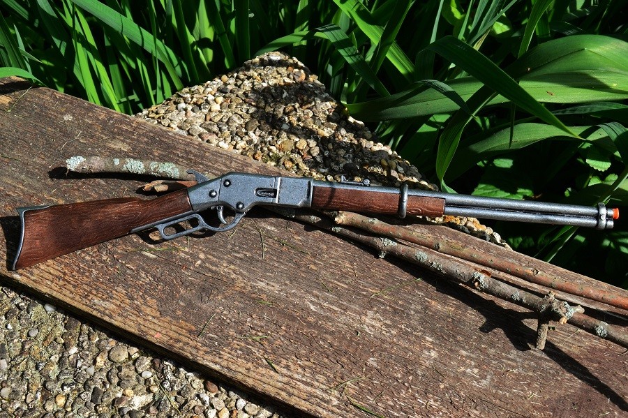 MINIATURE Winchester M1866 Lever-Action Carbine Rifle - 1866 - Denix Replica