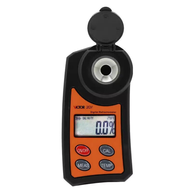 VICTOR 2GHS Sugar Meter 2GY Salinity Counting, Display Refractometer