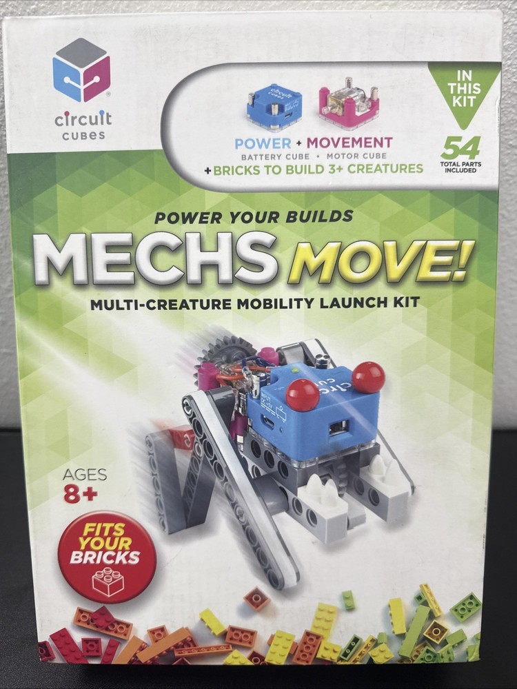 Circuit Cubes Mechs Move! Multi-Creature Mobility Launch Kit New Sealed
