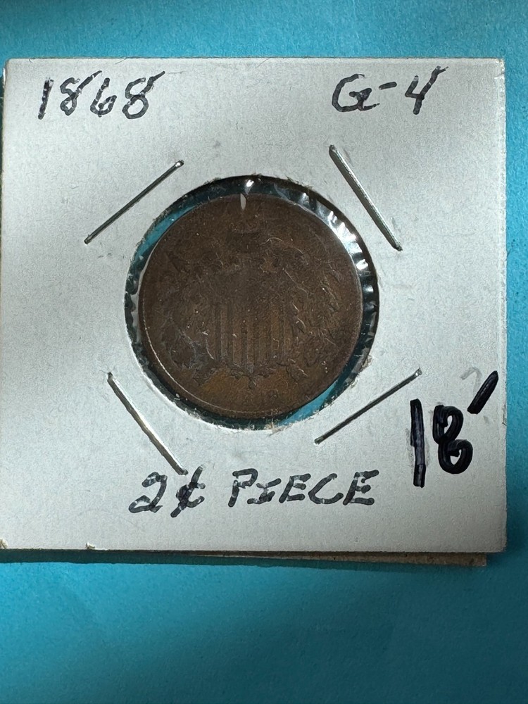 1868 2 cent piece