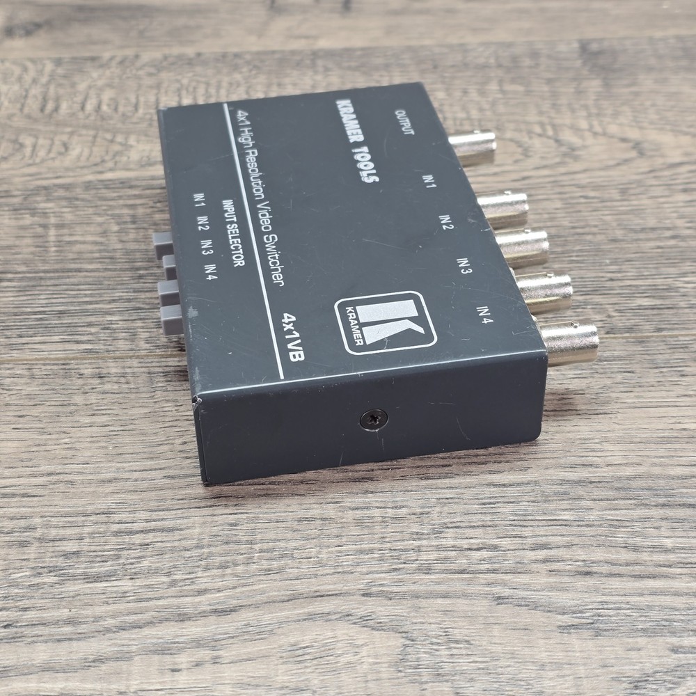 Kramer Tools 4x1VB High-Resolution Video Switcher - Tested Working